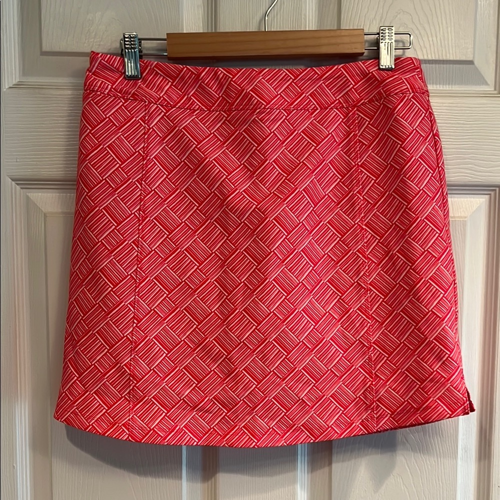 Adidas White Red Mini Skorts Casual